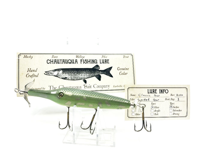 Chautauqua Custom Classic Topwater Gar in Spotted Gar 2020 Color