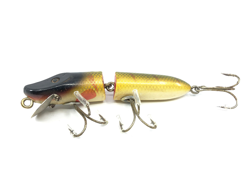 Lucky Strike Jointed Siren Minnow in Red Stripe Perch Color