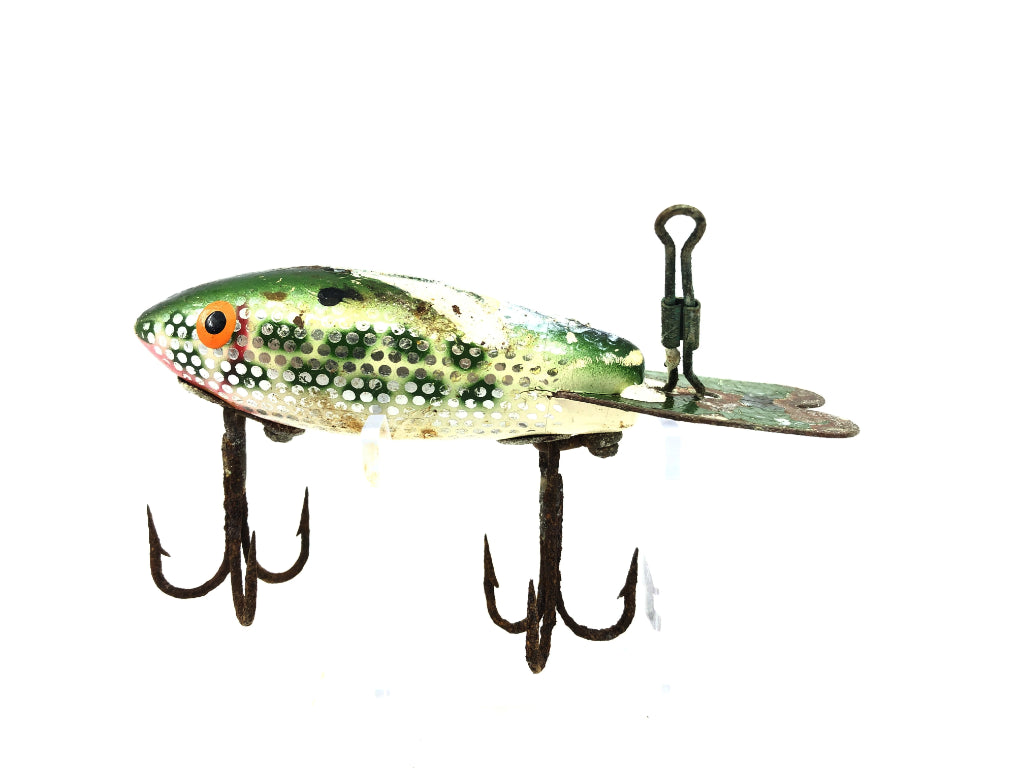 Bomber Wooden 600HD Color #83 Metascale Green Back Shad