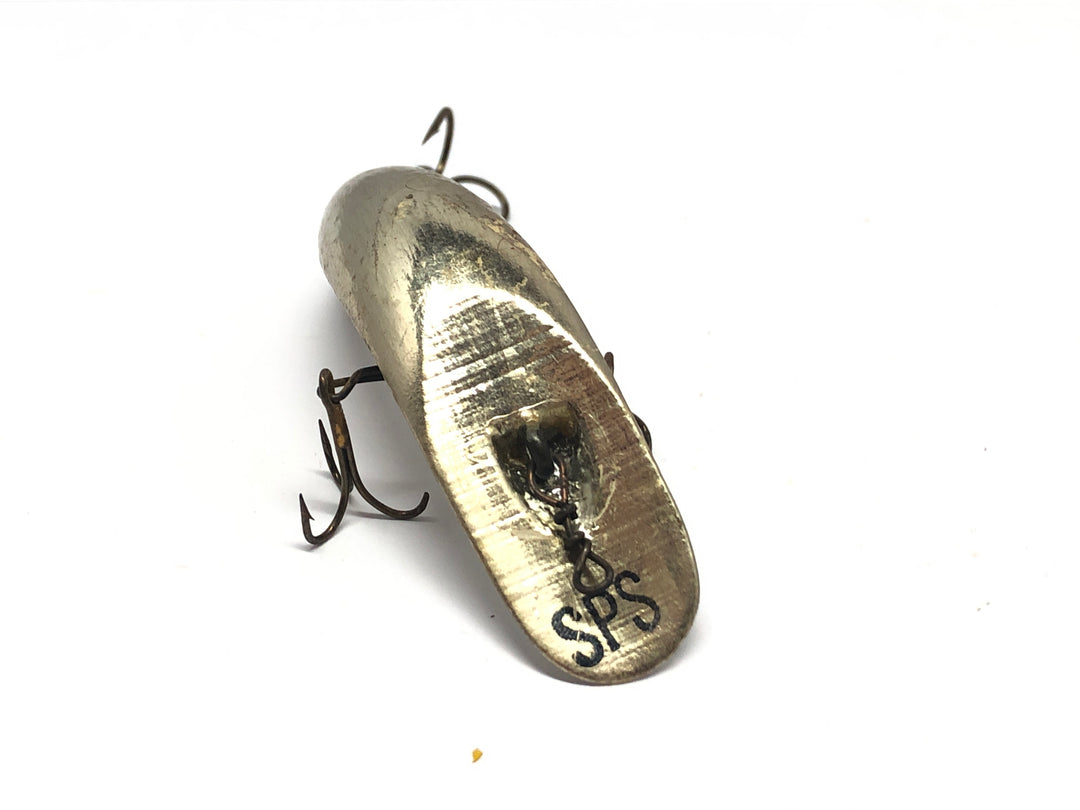 Helin Flatfish SPS Wooden Lure Silver Color