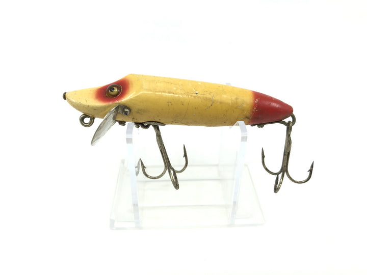 Heddon Wooden Baby Vamp Red and White Color