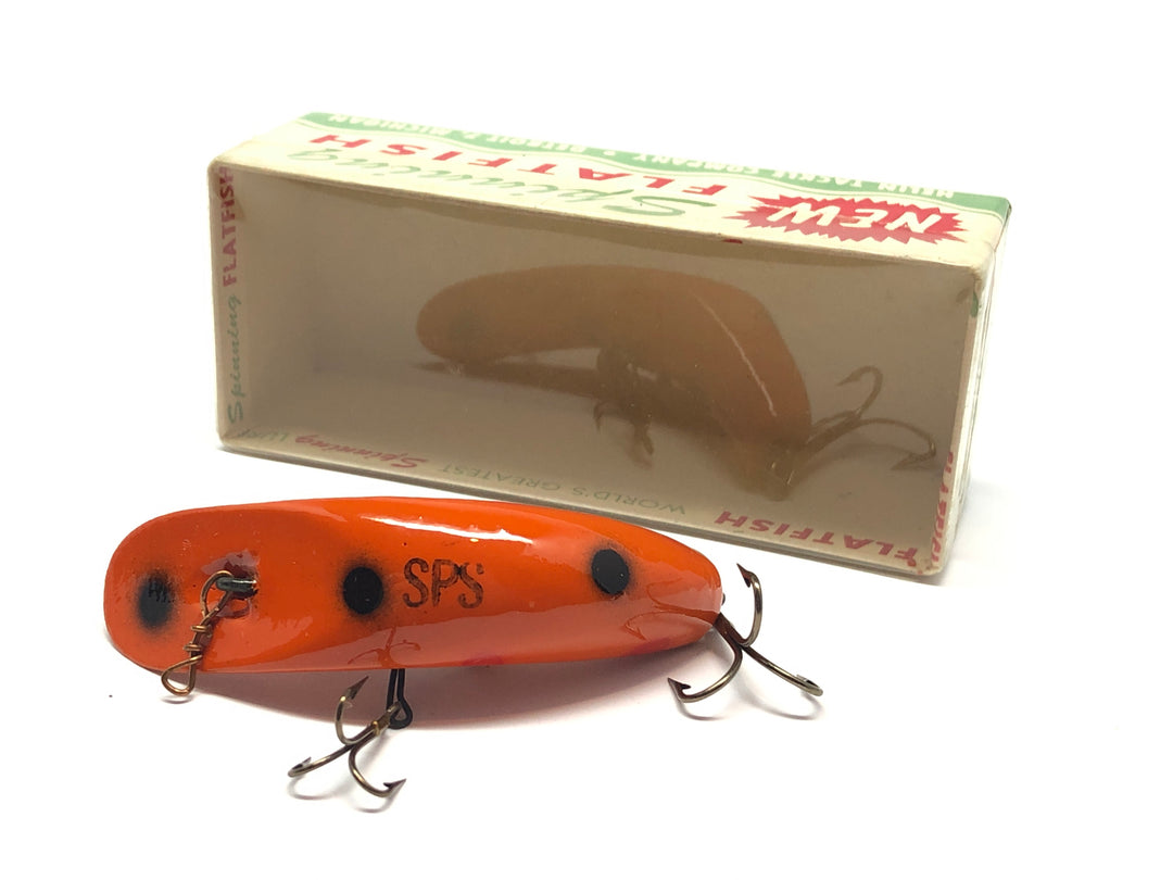 Helin Flatfish SPS OR Spinning Flatfish Orange color with Box