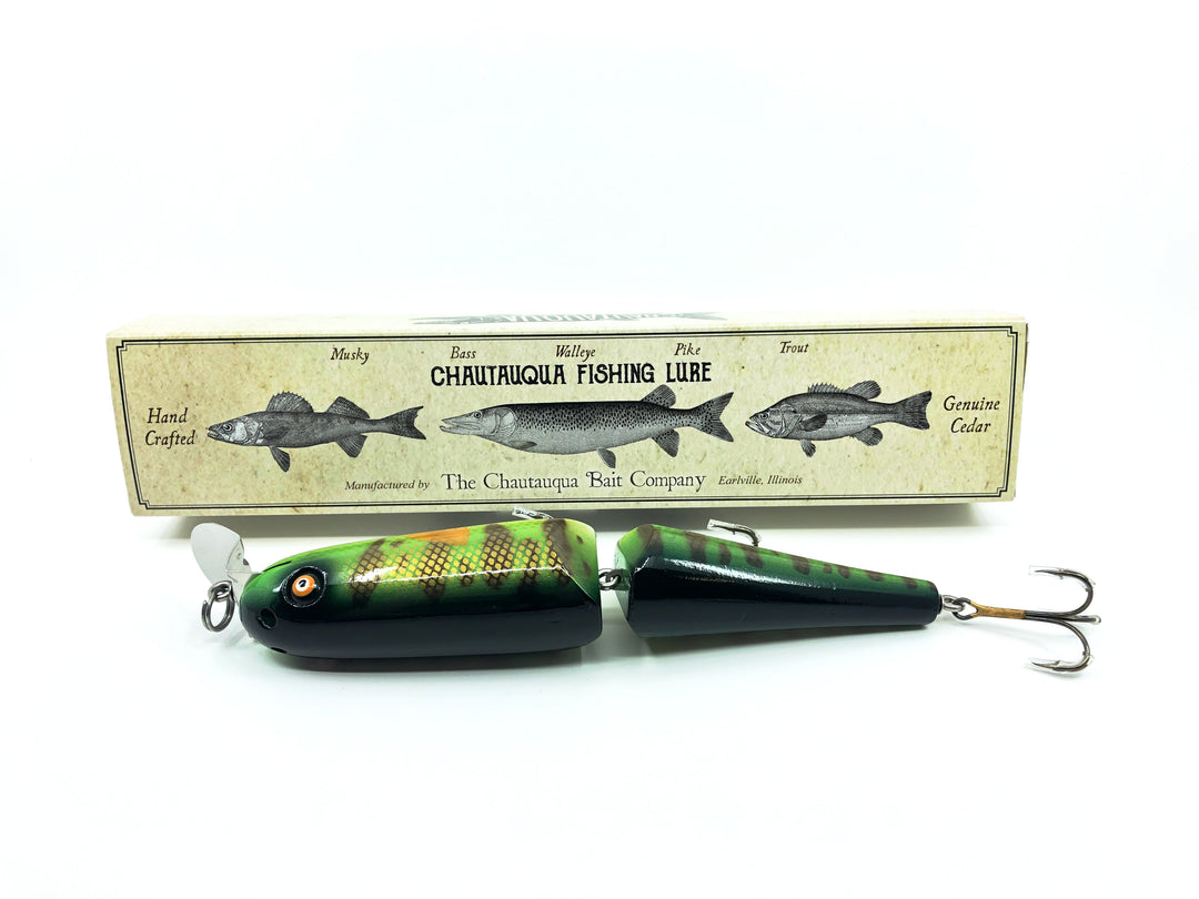 Jointed Chautauqua 8" Minnow Musky Yellow Perch Color