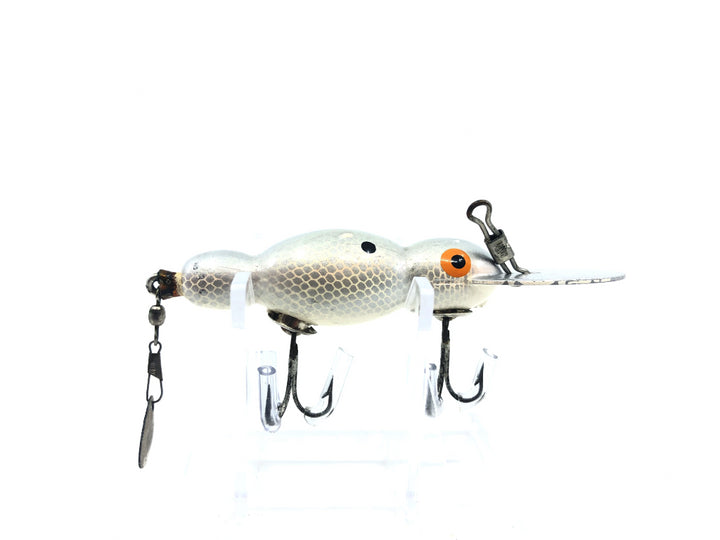 Bomber Wooden Waterdog Silver Shad Color