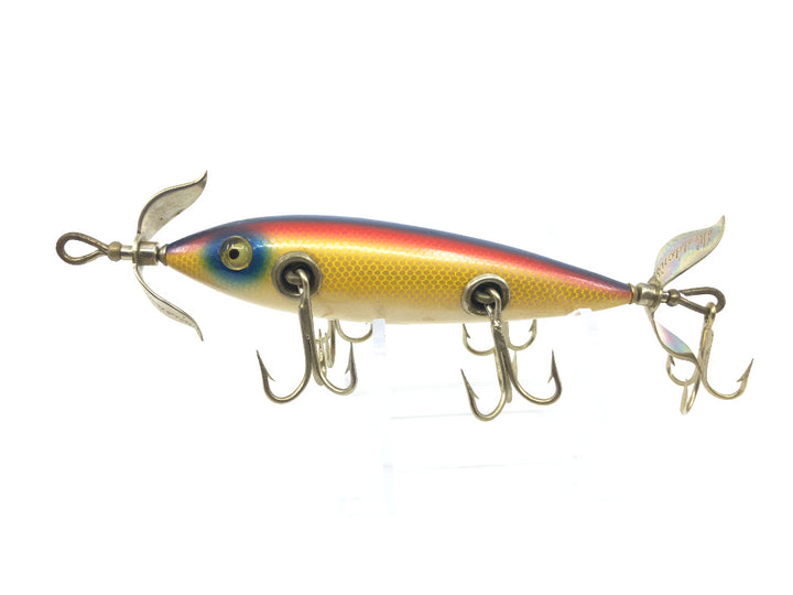 Heddon 150 Dowagiac Minnow Dale Roberts Repaint Rainbow Scale Color