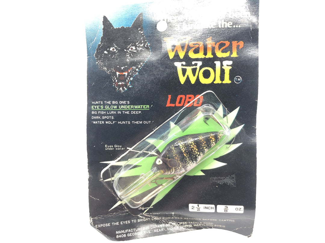 Lazy Ike Natural Ike Water Wolf Lobo Lure Bluegill Color NID-25 on Card