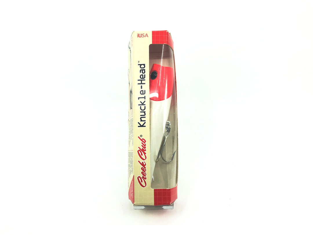 Creek Chub Knuckle-Head Red White Color Darter Yellow Spotted Color with Box New Old Stock