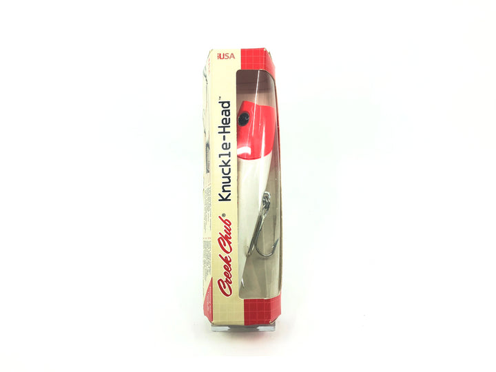Creek Chub Knuckle-Head Red White Color Darter Yellow Spotted Color with Box New Old Stock