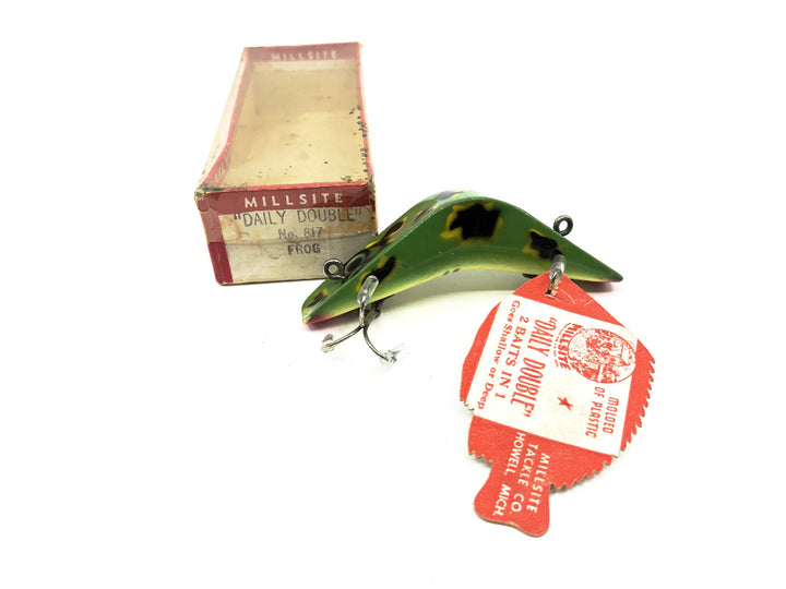 Millsite Daily Double Frog Color 817 with Box and Hang Tag