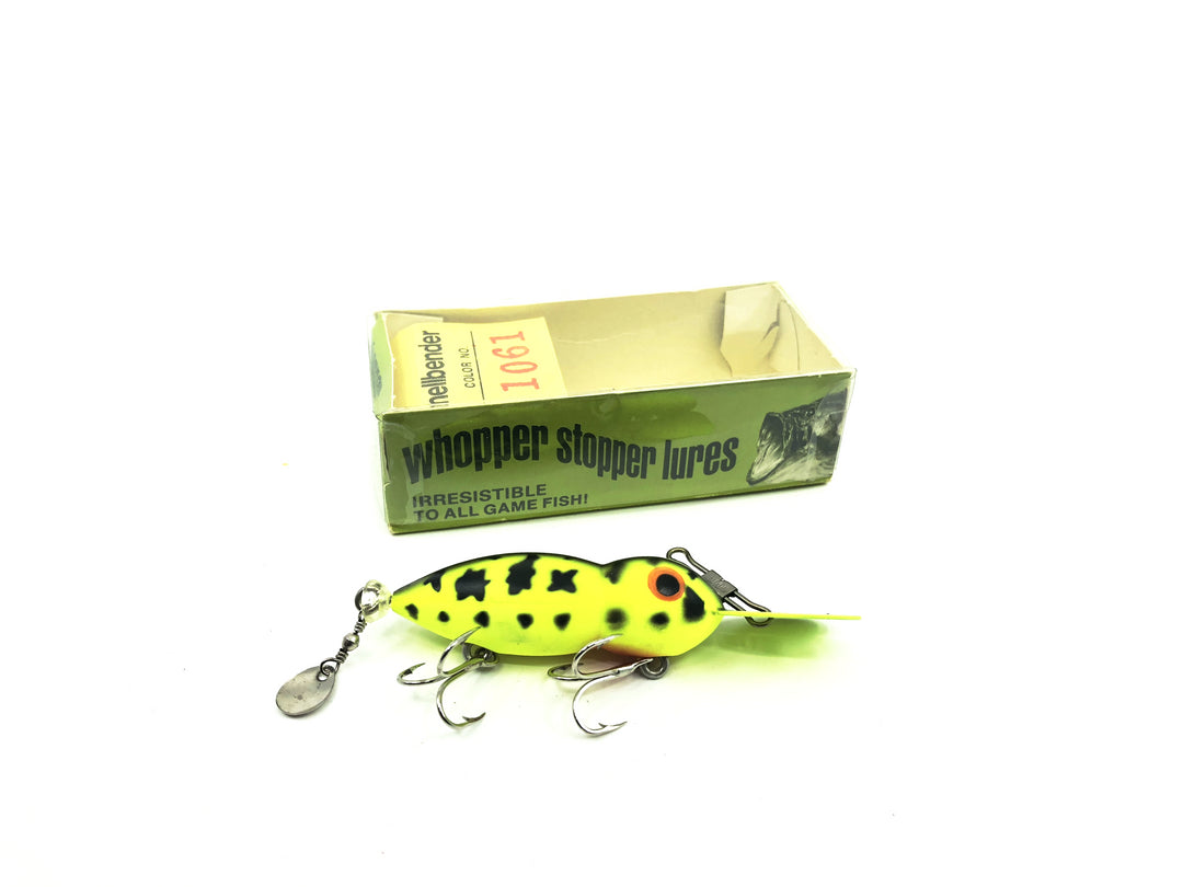 Whopper Stopper Hellbender 1061 Yellow and Black Coachdog Color New with Box