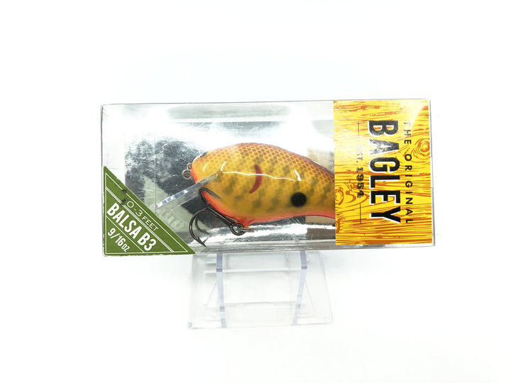 Bagley B3 Square Bill Chartreuse Crayfish Old Version Color BB3-CHC New in Box OLD STOCK2