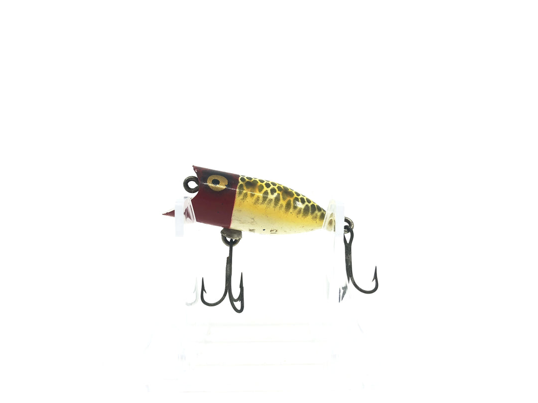 Heddon Tiny Lucky 13 JRH Frog Scale, Red Head Color