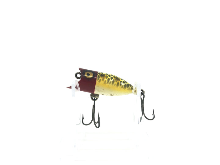 Heddon Tiny Lucky 13 JRH Frog Scale, Red Head Color