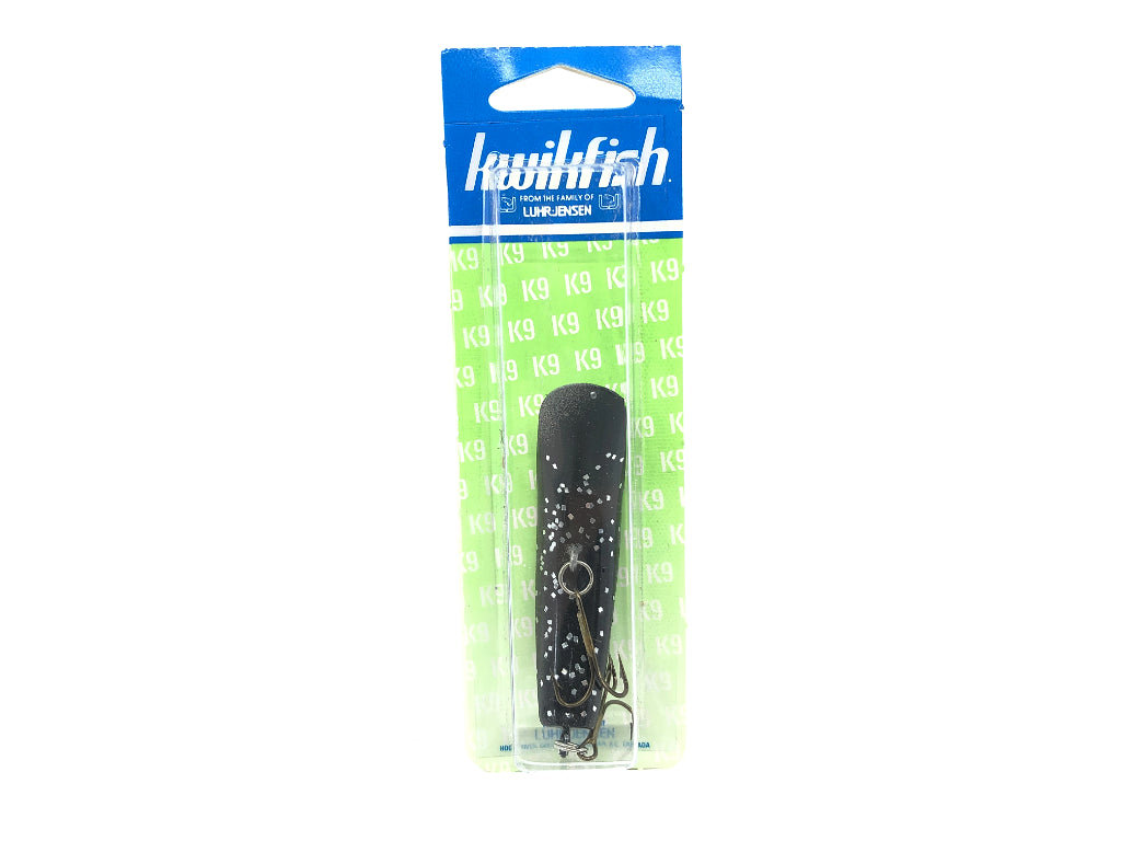 Kwikfish K9 Color 916 Black Glitter (BS) New on Card Old Stock
