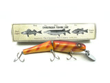 Jointed Chautauqua 8" Minnow Musky Lure Red Bar Perch Color