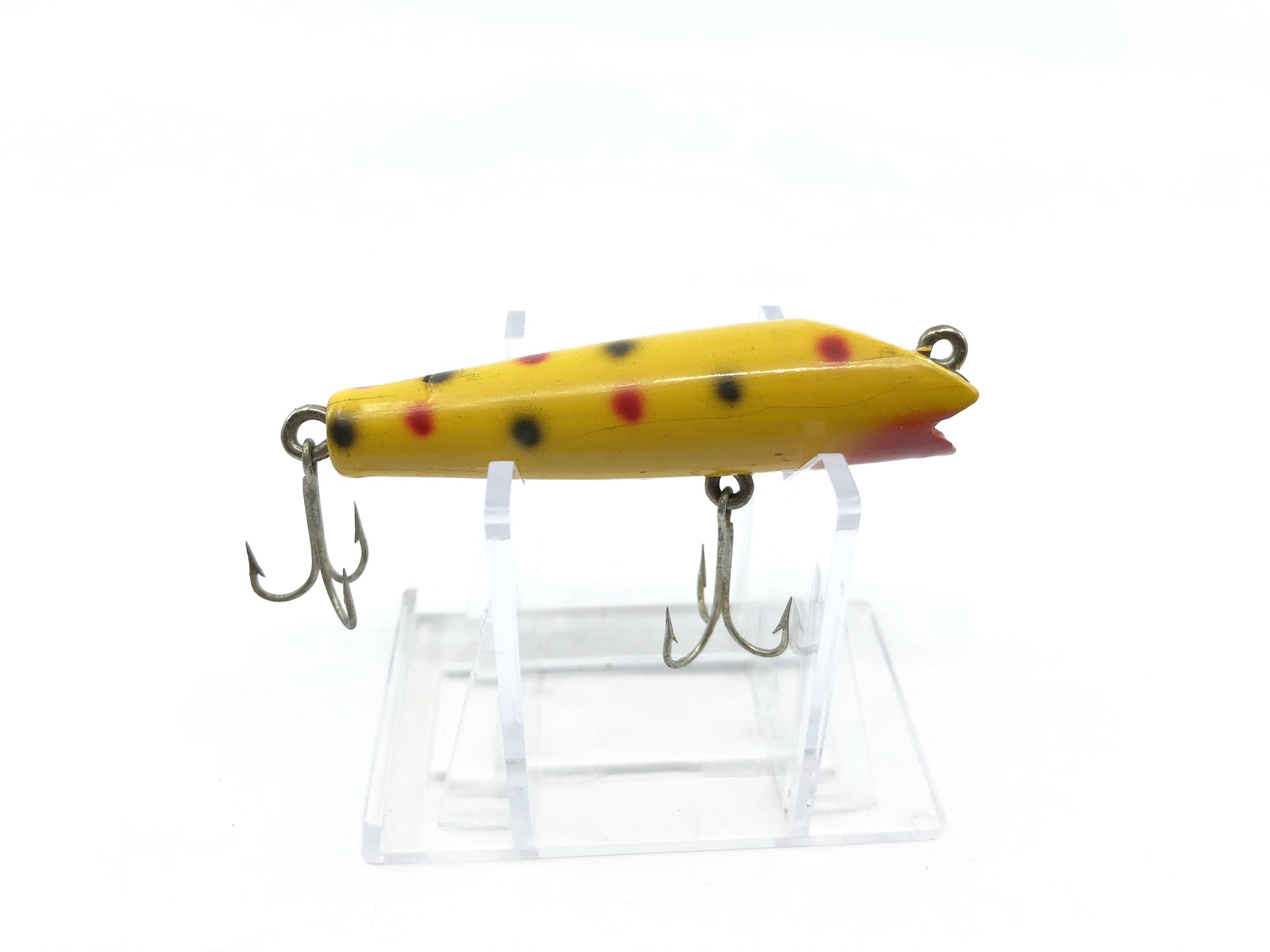 ANCIEN LEURRE DE PÊCHE VINTAGE CREEK CHUB DARD ROUGE/BLANC ANCIEN LEURRE DE PÊCHE VINTAGE CREEK CHUB DARD ROUGE/BLANC