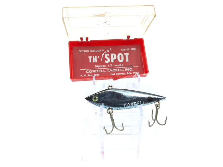 Cordell Th' Spot Lure with Box New Old Stock Metallic Blue