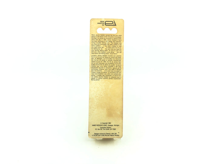 Heddon Baby Zara, XRY Yellow Shore Minnow Color, on Card