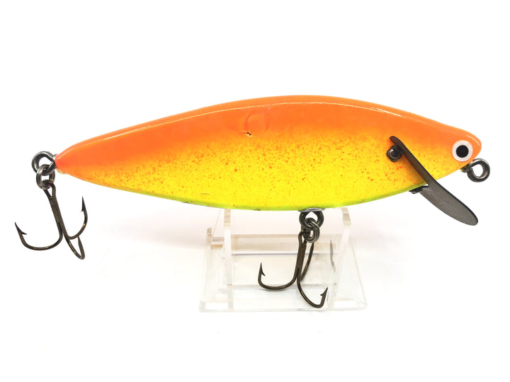 Vintage Hellraiser Psycho Path Musky Lure 6" Orange Yellow Color