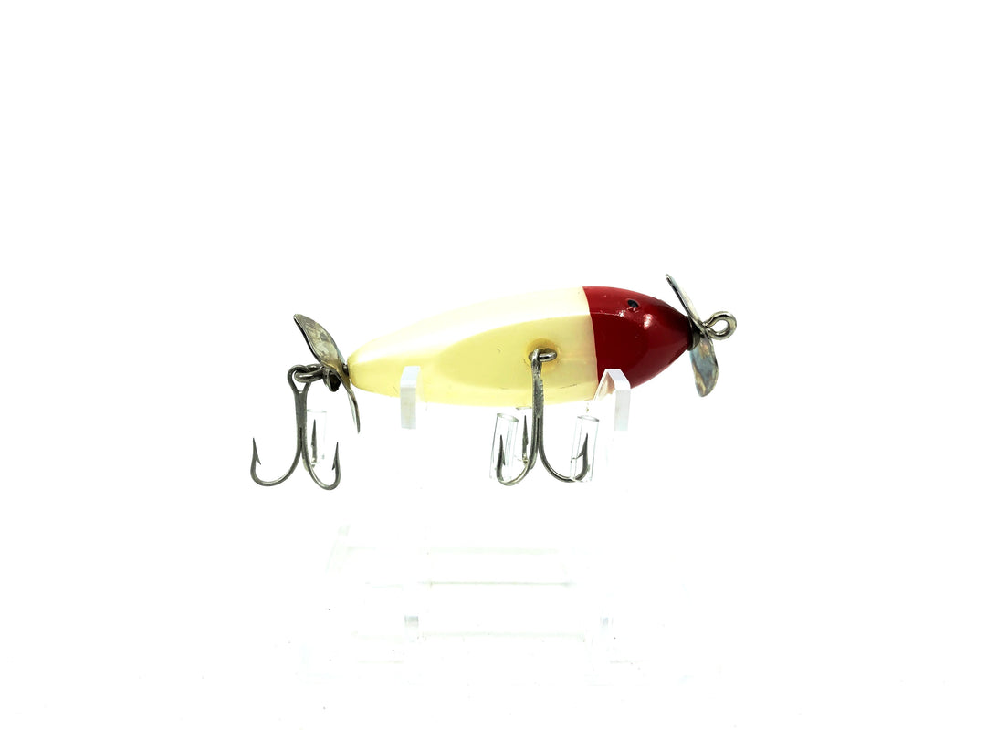 Creek Chub 9500 Spinning Injured Minnow, Red/White Color 9502