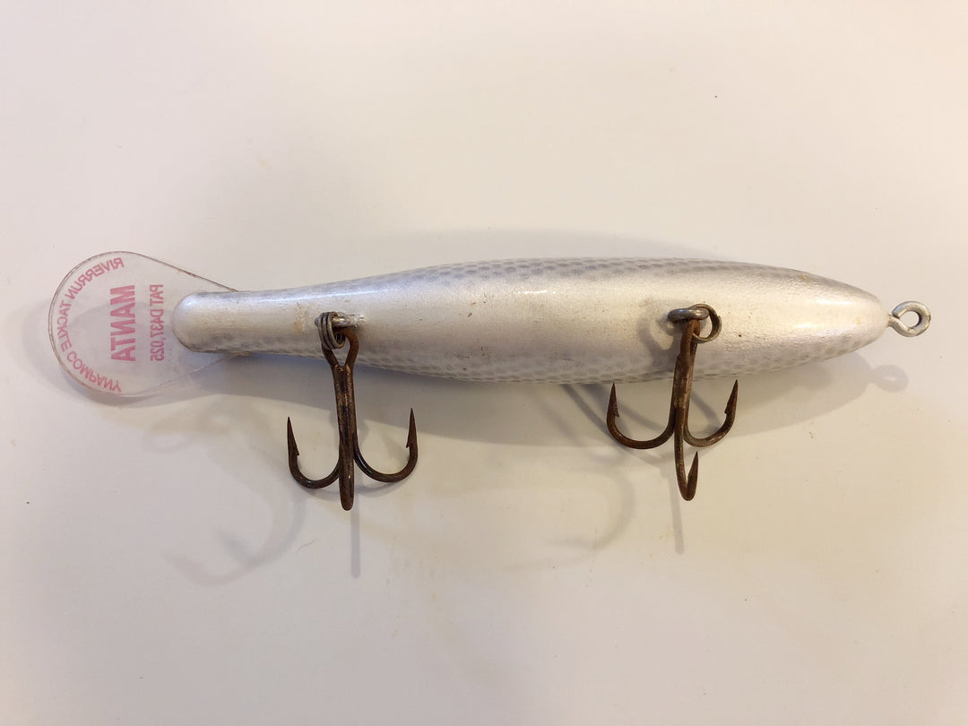 Riverrun Tackle Manta Musky Lure Silver Scale Color