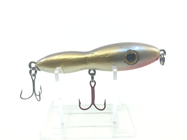 Funky Wooden Minnow Silver and Orange