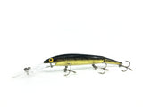 Rebel Jointed Spoonbill Minnow Silver and Black Back