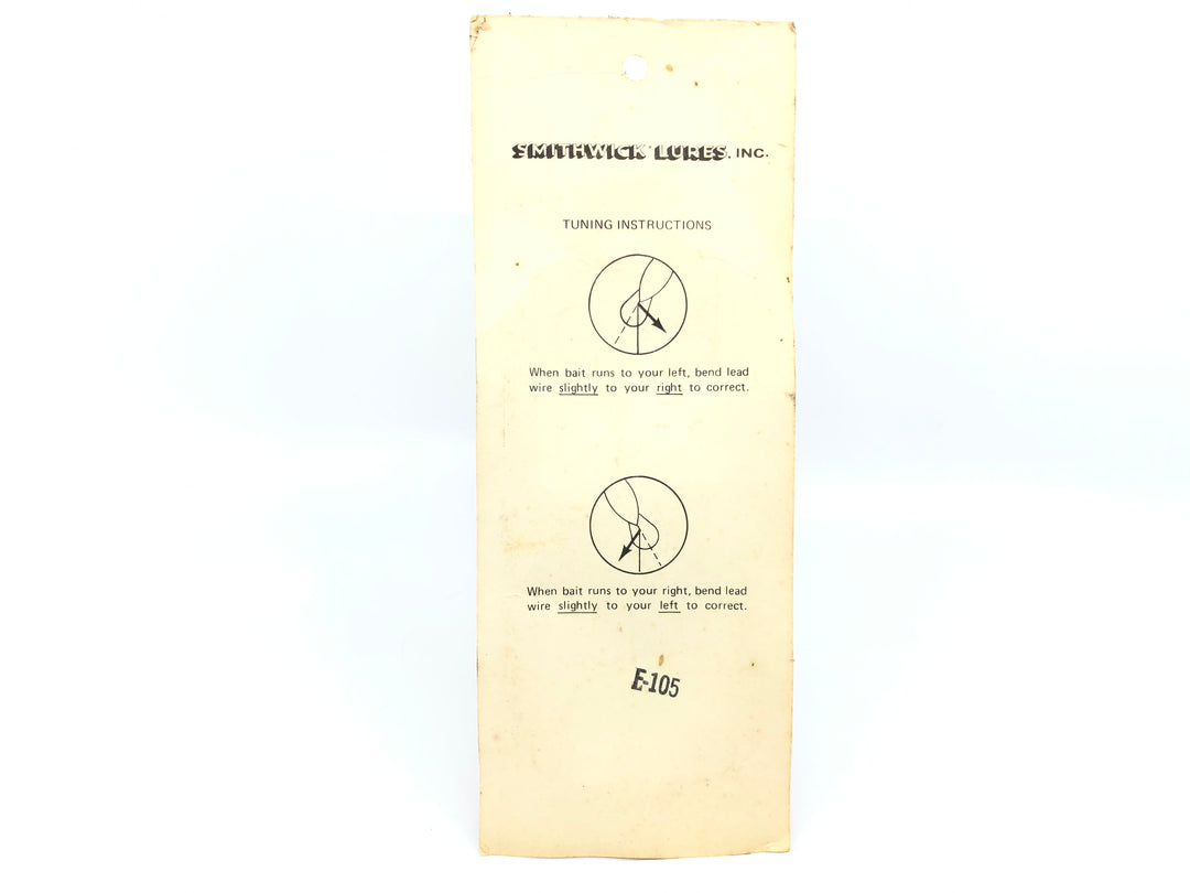 Smithwick Devil's Horse E-105 New on Card Old Stock