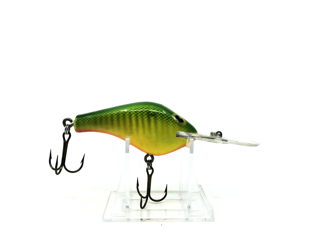 Poe's 400-P Crankbait Chartreuse/Black Ribs Color