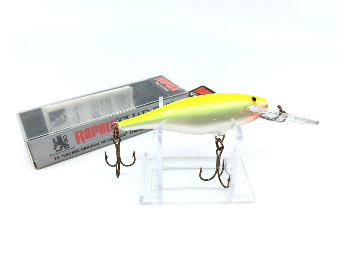 Rapala Shad Rap SR-8 SFC Silver Fluorescent Chartreuse Color New with Box Old Stock