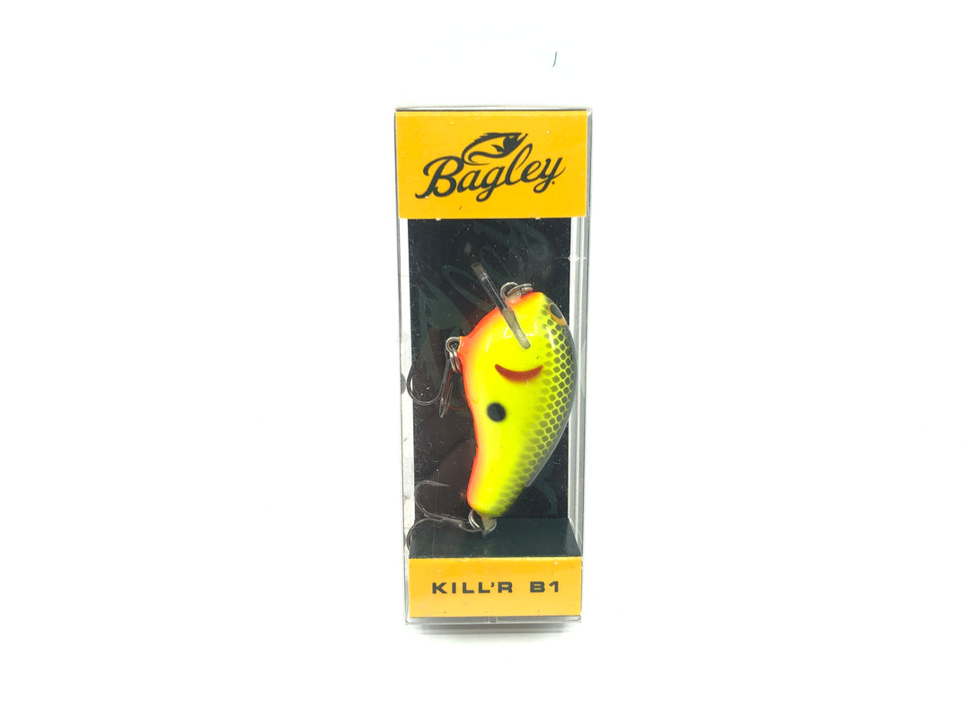 Bagley Kill'r B1 KB1 Square Bill KB1-CSD Chartreuse Shad Color New in Box OLD STOCK2