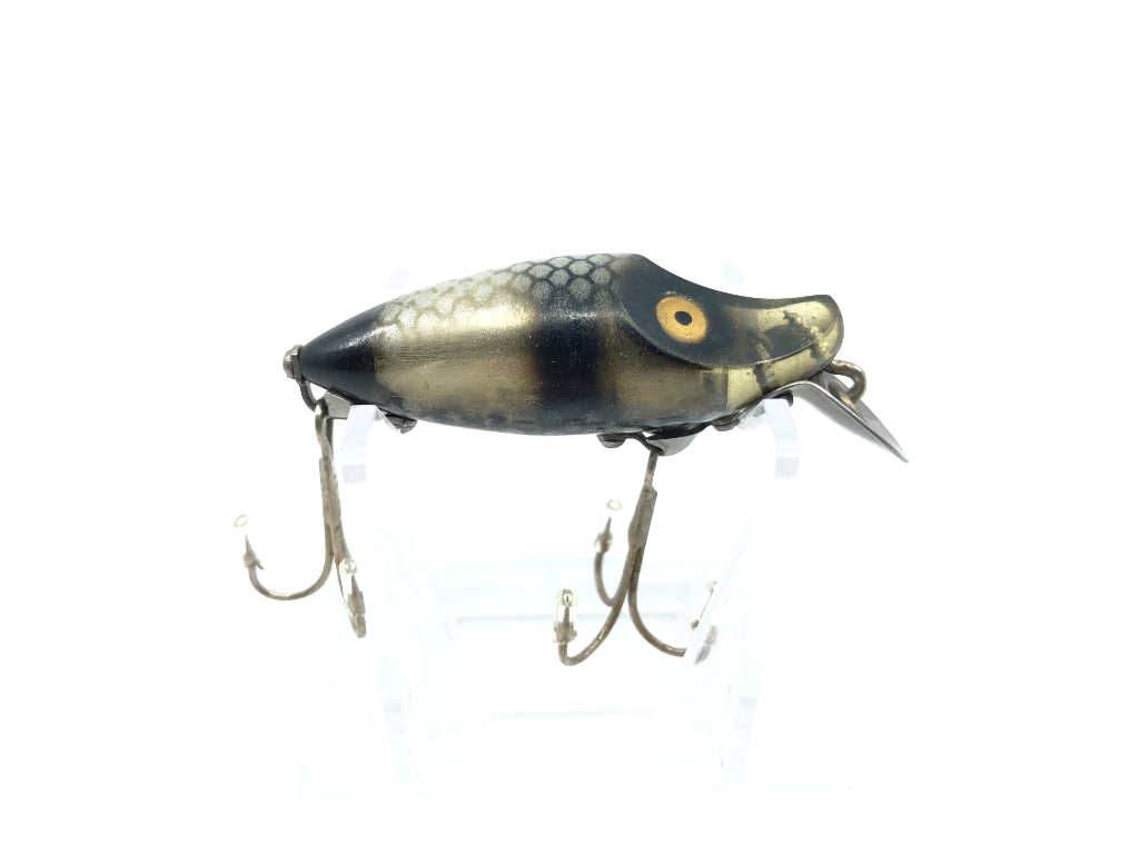 Heddon Midget River Runt Fish Flash 9010FF-SB Gold Reflector Black Scale