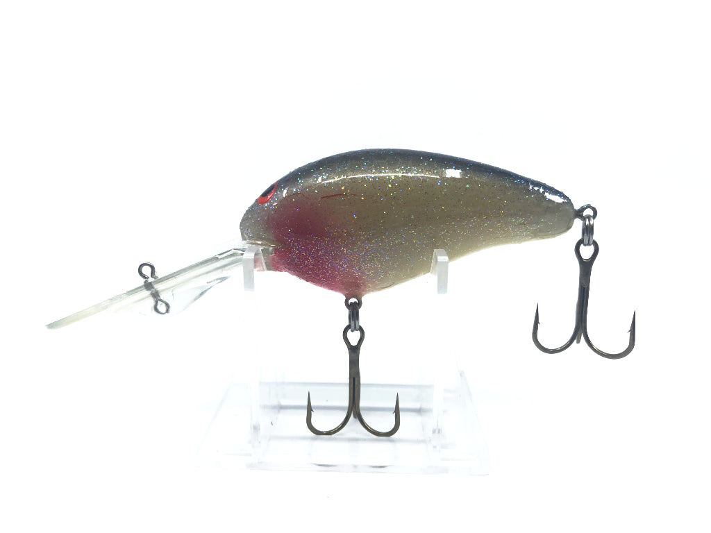 Norman DD Black and White Sparkle Color Crankbait