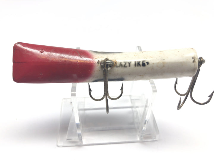 Lazy Ike Vintage Lure Size 4 Red White Color