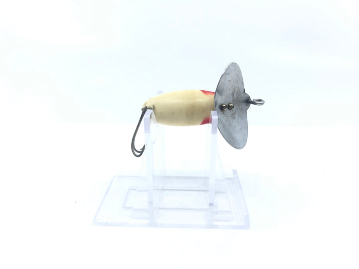 Arbogast Jitterbug Mini Red and White Color