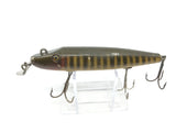 Early Creek Chub Pikie Wooden Glass Eyes Double Line Tie Pikie Color