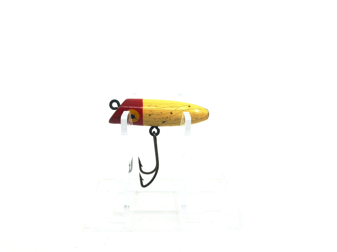 Paw Paw Groove Head Minnow Fly-Lure, Red White Color