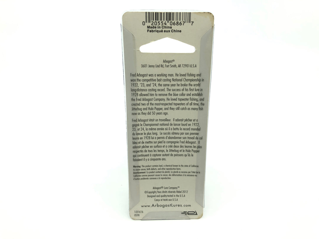 Arbogast Hula Popper New on Card