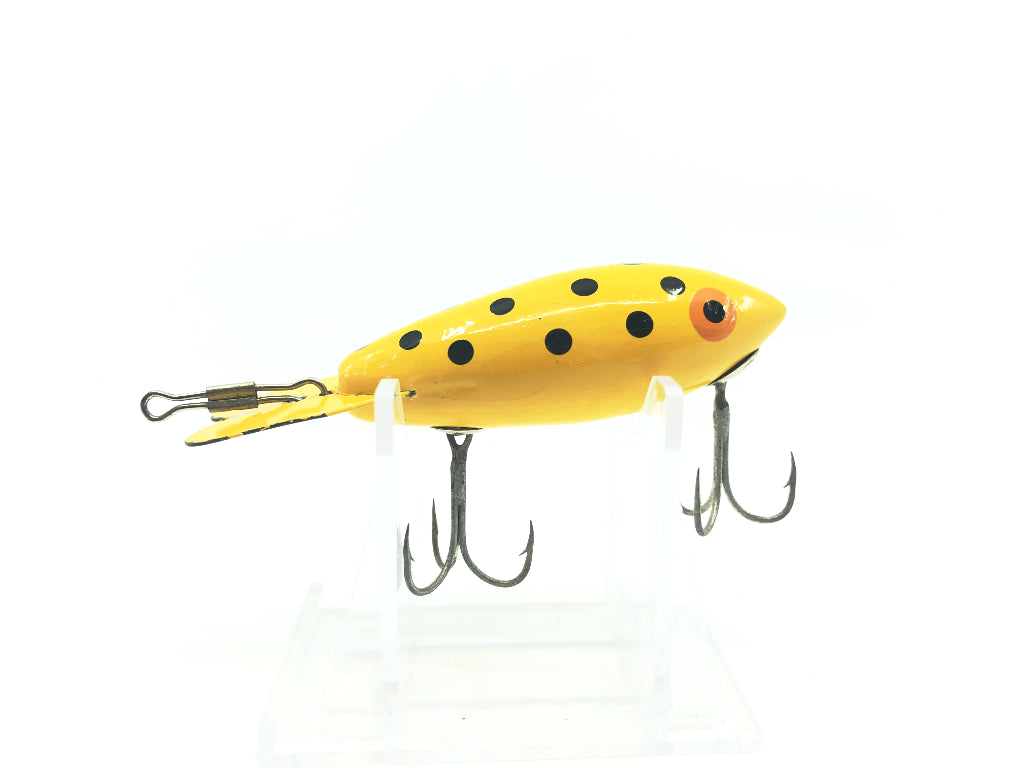 Wooden Bomber 400 Series 439 Yellow/ Black Dots Color