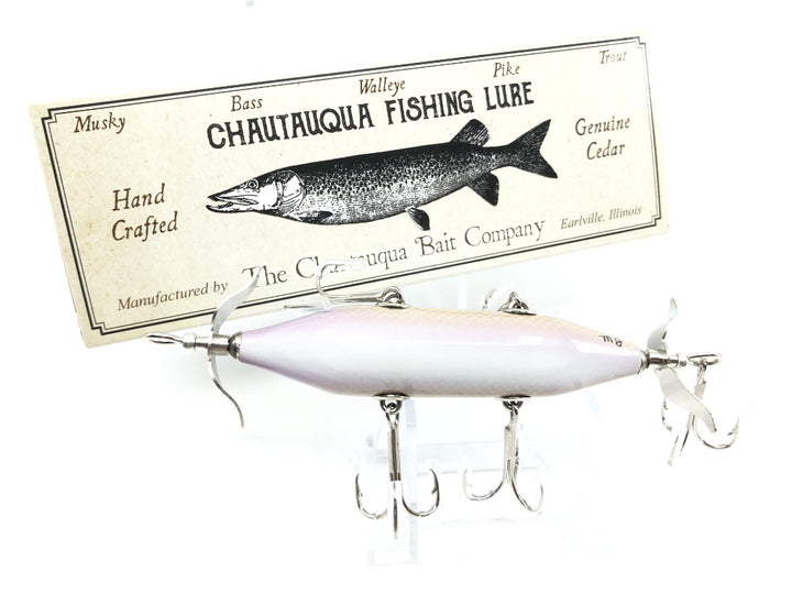 Chautauqua Special Order Wooden 5 Hook Minnow in Dolphin Minnow Color