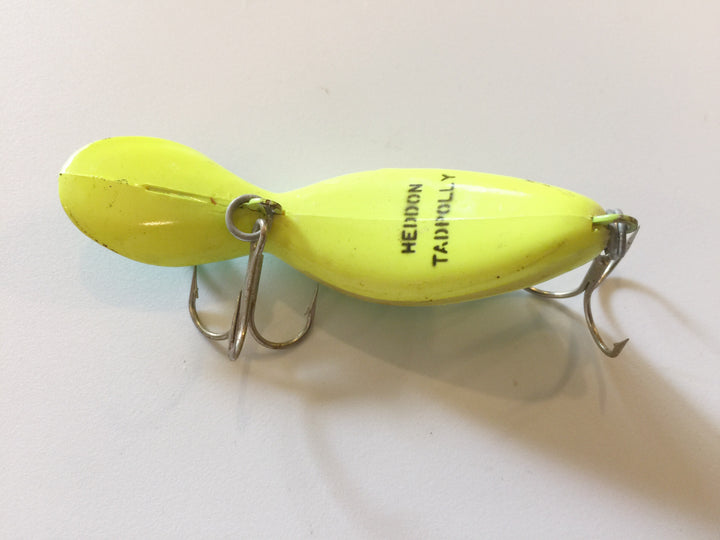 Heddon Tadpolly Spook Neon Green and Yellow Clatter Tad