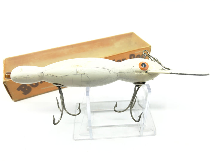 Vintage Wooden Bomber Water Dog with Box White Color