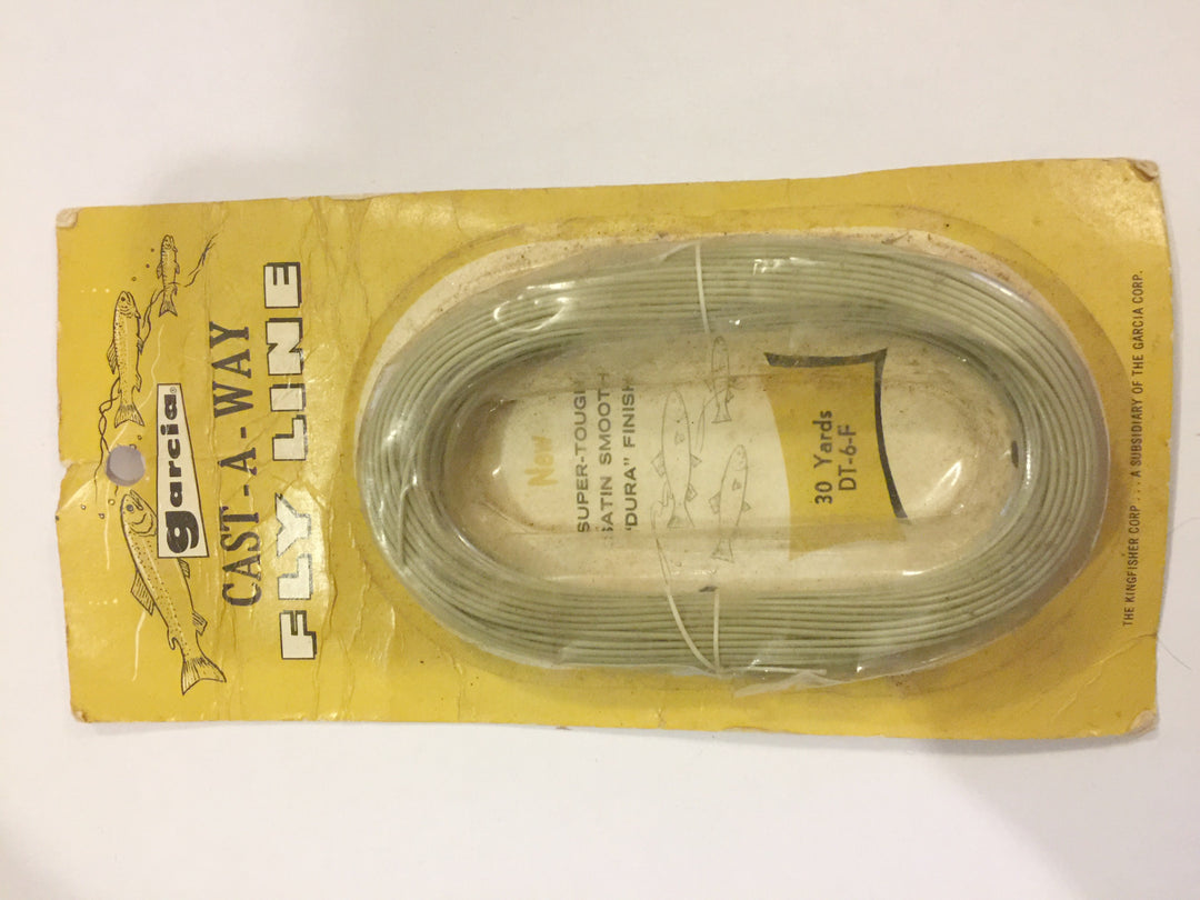 Garcia Cast-A-Way Vintage Fly Line New on Card