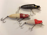 Heddon River Runt Imitators Lot of Three