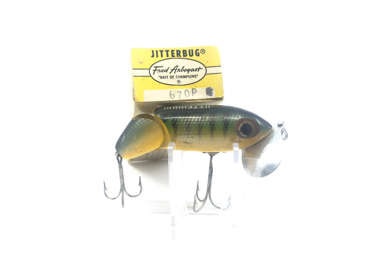 Arbogast Big Jointed Jitterbug Perch Color with Box