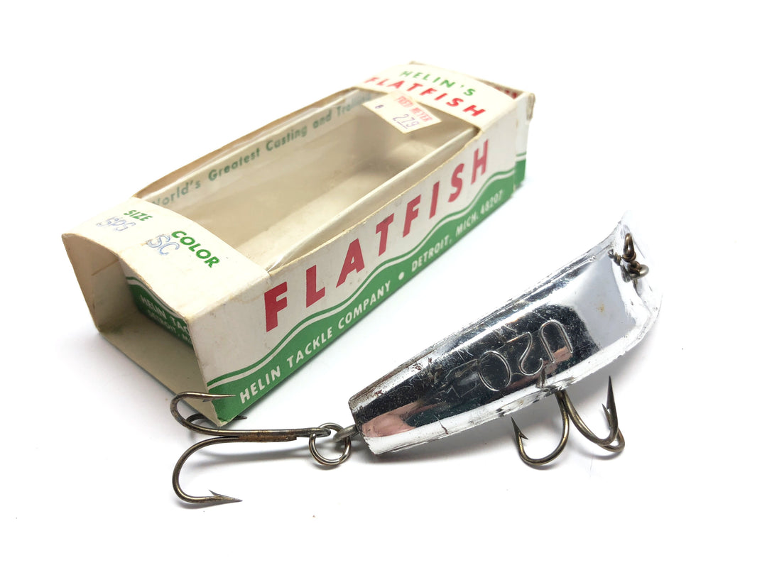 Helin Vintage Flatfish U20 SPL Silver Plated Color with Box