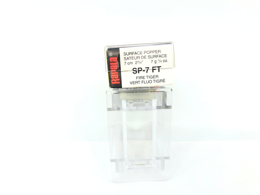 Rapala Skitter Pop SP-7 FT Firetiger Color New in Box Old Stock