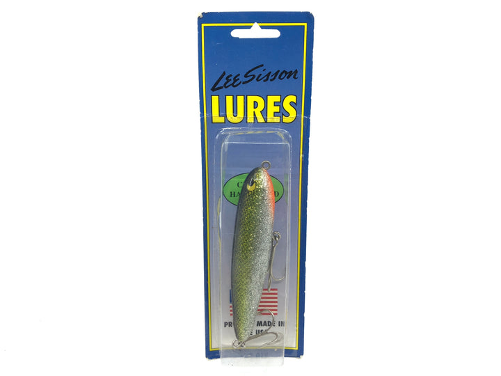 Lee Sisson Hardwood Zara Topwater Type Lure New on Card Green Flitter Color
