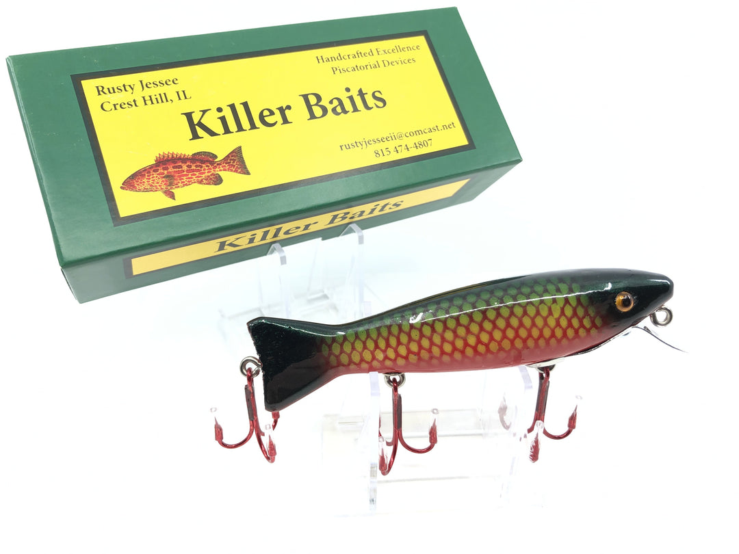 Rusty Jessee Killer Baits Trout Caster Model in Deep Blue Yellow Scale Color 2019