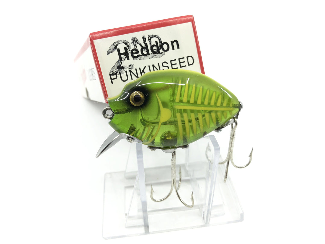 Heddon 9630 2nd Punkinseed X9630XGY Spook Glow Green Yellow Color New in Box